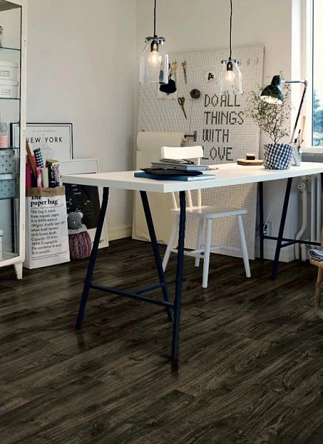 Кварц-винил (LVT) Pergo OPTIMUM CLICK Дуб Сити Чёрный