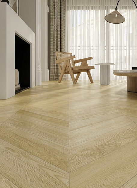 Кварц-винил (LVT) Alpine Floor CHEVRON  Дуб Ваниль Селект