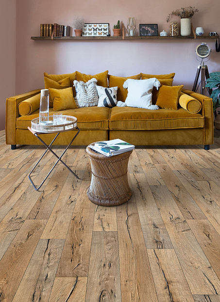 Линолеум рулонный IVC Home TEXART Hunter Oak 542 шириной 4 м