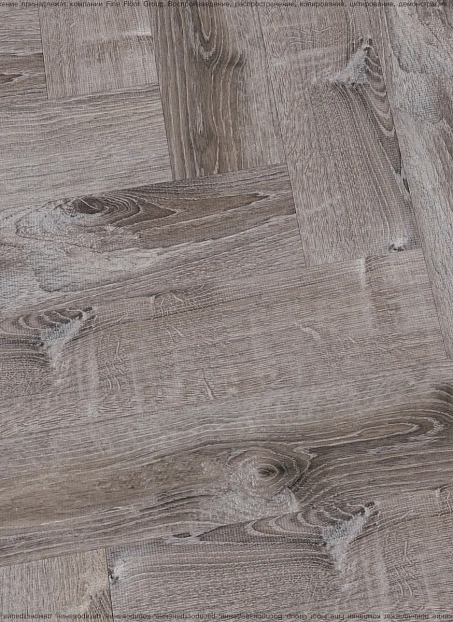 Виниловый ламинат (SPC) CronaFloor HERRINGBONE Дуб Тулон сторона L/R - 50/50