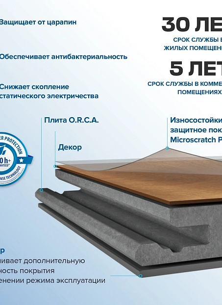 Ламинат Binyl PRO Дуб Арамис