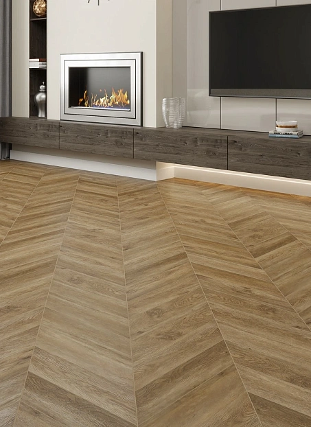 Кварц-винил (LVT) Alpine Floor CHEVRON Макадамия