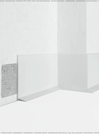 Плинтус напольный Dollken WLK50 White 1137