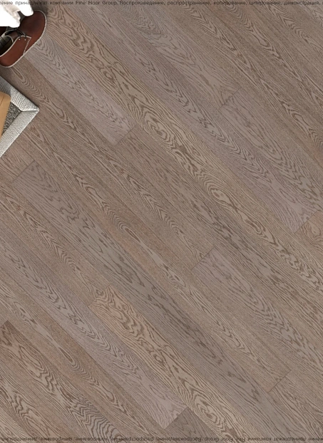 Паркетная доска Karelia LIGHT Oak Frostbite NATUR 1S LAC GLOSS