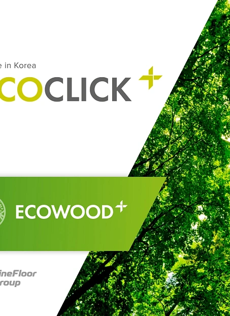 Кварц-винил (LVT) EcoClick ECOWOOD Дуб Руан