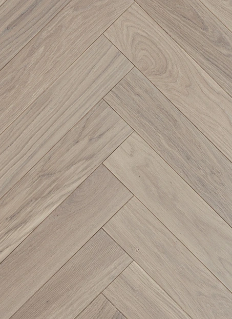 Инженерная доска Karelia HERRINGBONE Oak Cotton NATUR 1S OIL MAT>