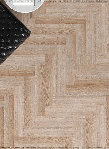 Виниловый ламинат (SPC) CronaFloor HERRINGBONE Дуб Лилль сторона L/R - 50/50