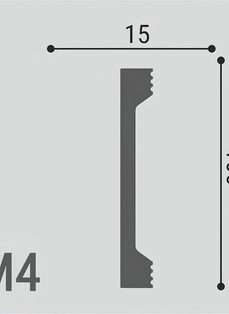 Молдинг Де-Багет М4