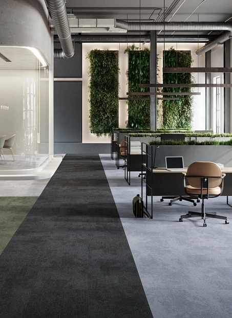 Ковровая плитка IVC Commercial RUDIMENTS Basalt 685