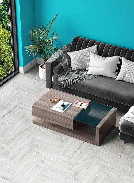 Виниловый ламинат (SPC) Alpine Floor LIGHT PARQUET  Снежный