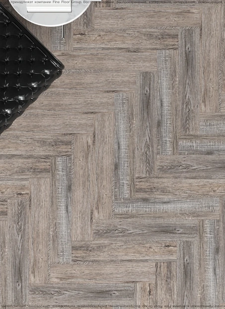 Виниловый ламинат (SPC) CronaFloor HERRINGBONE Дуб Реймс сторона L/R - 50/50