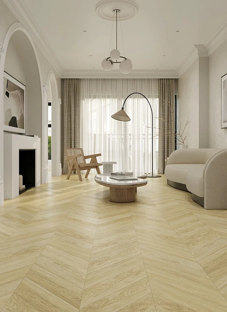 Виниловый ламинат (SPC) Alpine Floor CHEVRON Дуб Ваниль Селект>