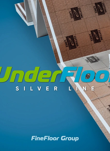 Подложка под напольные покрытия UnderFloor SILVER LINE