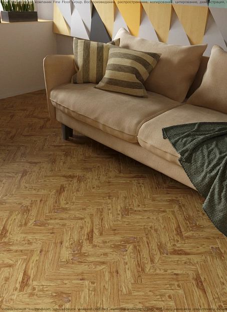 Кварц-винил (LVT) Fine Floor FF-RICH Craft Small Plank Пекан Потала