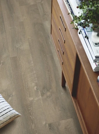 Кварц-винил (LVT) Pergo OPTIMUM CLICK Дуб Речной Серый Тёмный