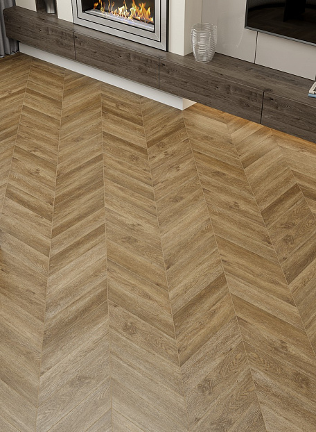 Кварц-винил (LVT) Alpine Floor CHEVRON  Макадамия