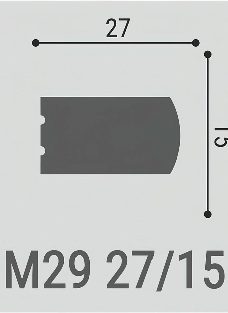 Молдинг Bello Deco XPS М29