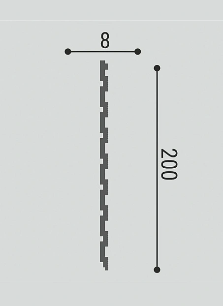 Стеновая панель (XPS) Bello Deco СП06-2.6