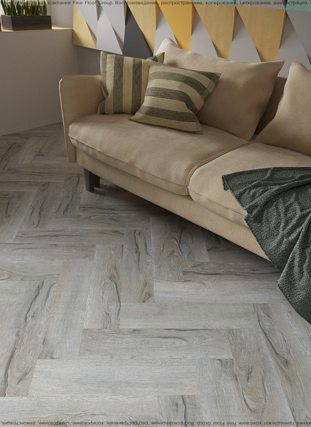 Кварц-винил (LVT) Fine Floor FF-RICH Craft Short Plank Дуб Корфу
