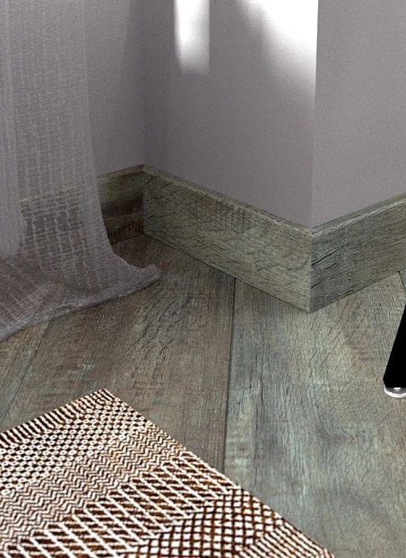 Плинтус МДФ Fine Floor Дуб Этна>