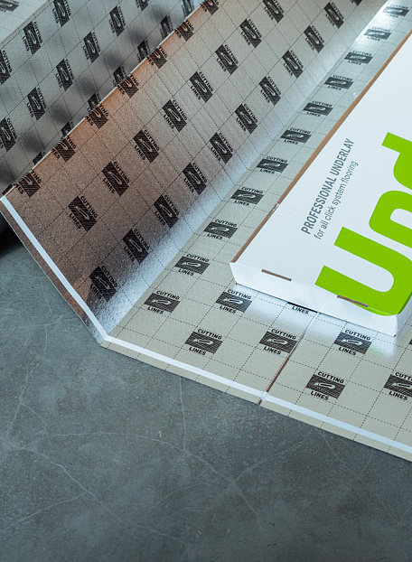 Подложка под напольные покрытия UnderFloor SILVER LINE