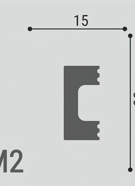 Молдинг Де-Багет М2