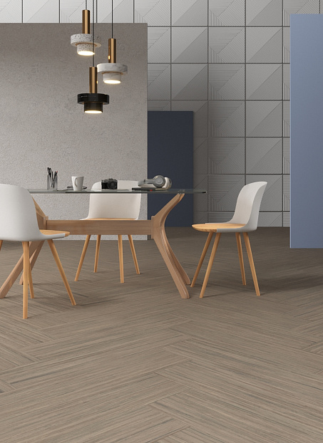 Линолеум модульный Marmoleum MODULAR LINES Trace of Nature t3573 шириной м