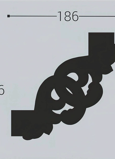 Угол декоративный Bello Deco М10У2