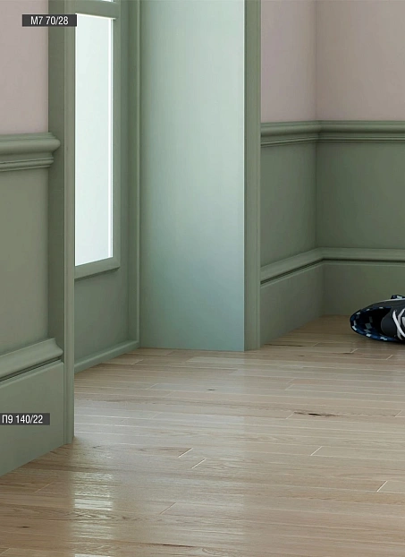 Плинтус напольный Bello Deco XPS П9