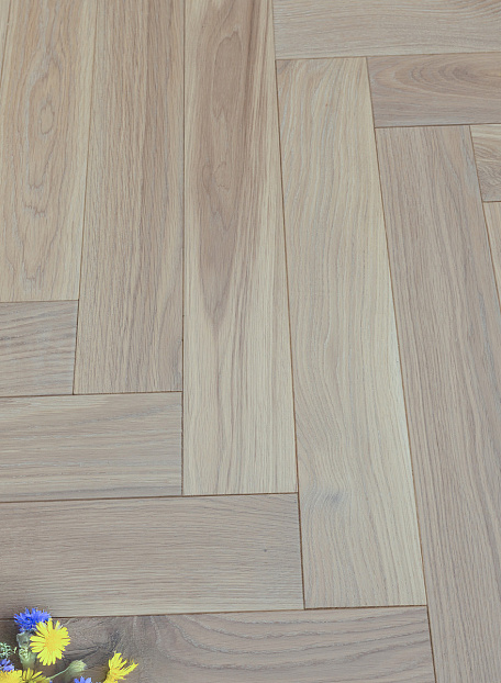 Инженерная доска Karelia HERRINGBONE  Oak Tan NATUR 1S OIL MAT