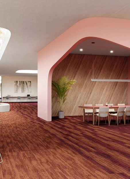 Ковровая плитка IVC Commercial RUDIMENTS Clay create 325