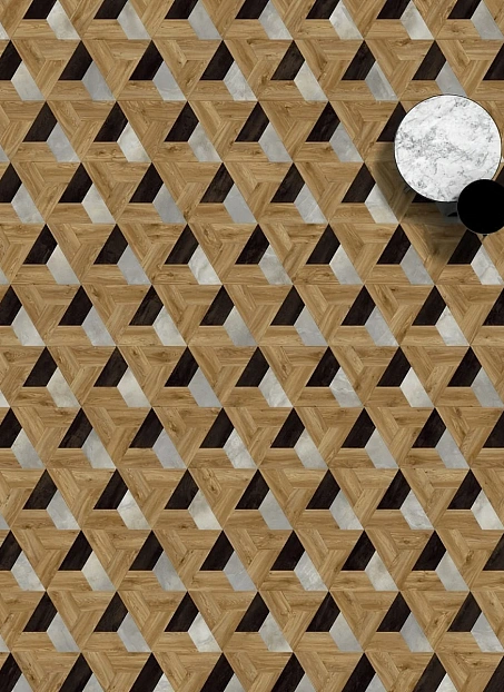 Кварц-винил (LVT) Moduleo MOODS Trapezoid Cloud Ctone 46244BH