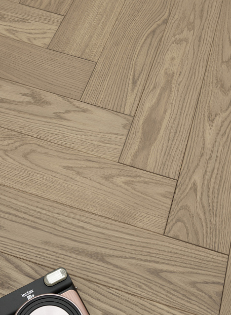 Инженерная доска Karelia HERRINGBONE  Oak Seppia NATUR 1S OIL MAT