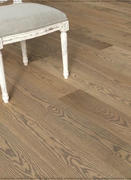 Паркетная доска Karelia BLOOM Ash Linum COUNTRY 1S LAC MAT