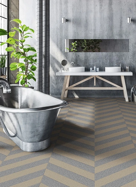 Кварц-винил (LVT) Moduleo TRANSFORM Brushed Metal 20830