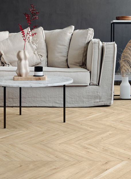 Виниловый ламинат (SPC) Aberhof CHEVRON  Oak Gettysburg сторона L/R - 50/50