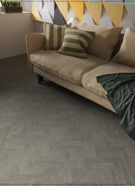 Кварц-винил (LVT) Fine Floor FF-STONE Craft Small Plank Шато де Анжони