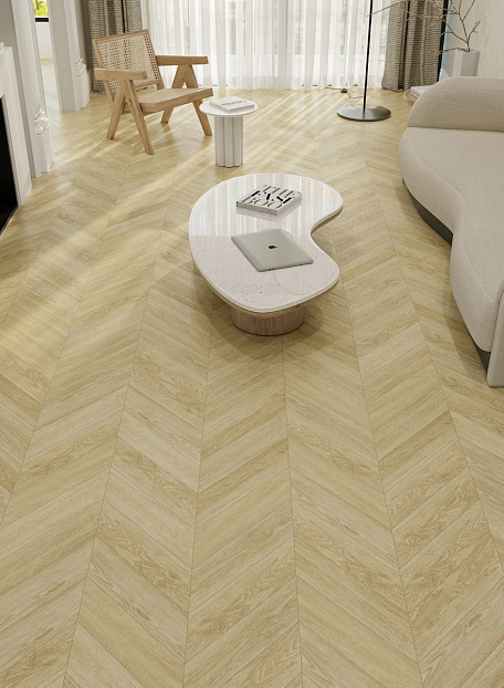 Кварц-винил (LVT) Alpine Floor CHEVRON  Дуб Ваниль Селект