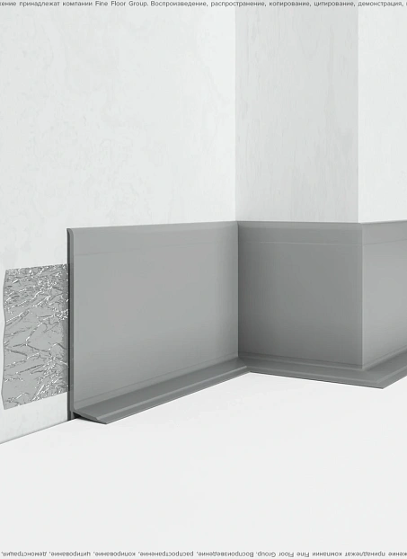 Плинтус напольный Dollken WLK50 Light Grey 0138