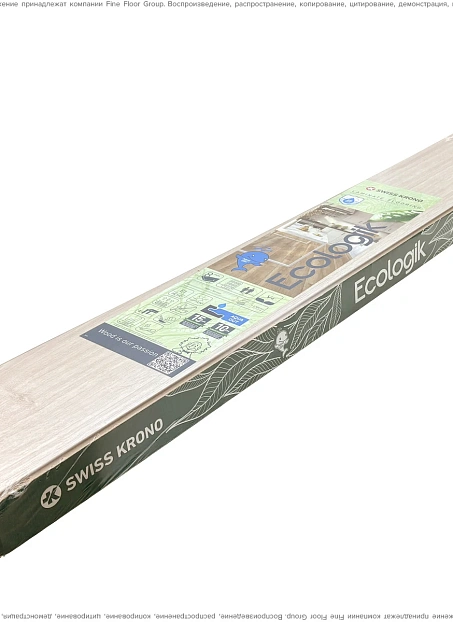 Ламинат Swiss Krono ECOLOGIK Дуб Вайвлесс Белый