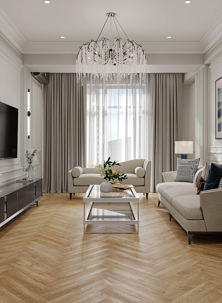 Виниловый ламинат (SPC) Alpine Floor LIGHT PARQUET  Макадамия