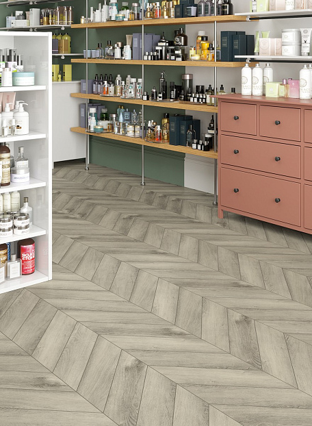 Кварц-винил (LVT) Alpine Floor CHEVRON  Дуб Исида