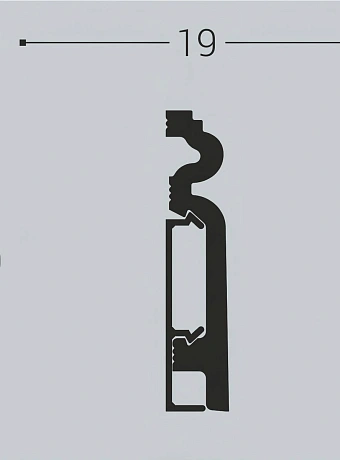 Плинтус напольный Bello Deco XPS П14