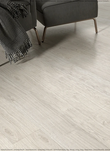 Ламинат Swiss Krono ECOLOGIK Дуб Вайвлесс Белый