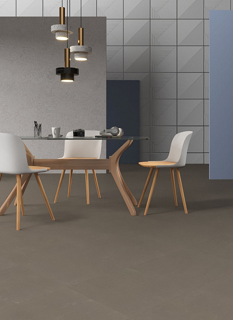 Линолеум модульный Marmoleum MODULAR SHADE Liquid Clay t3702 шириной м