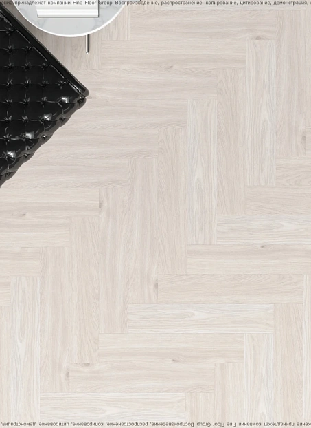 Виниловый ламинат (SPC) CronaFloor HERRINGBONE Дуб Ницца сторона L/R - 50/50