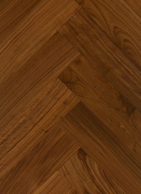 Инженерная доска Karelia EARTH Walnut Harmonic HB NATUR 3S LAC MAT>