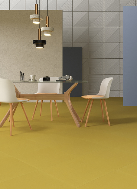 Линолеум модульный Marmoleum MODULAR COLOUR Yellow Moss t3362 шириной м