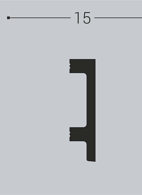 Плинтус напольный Bello Deco XPS П15