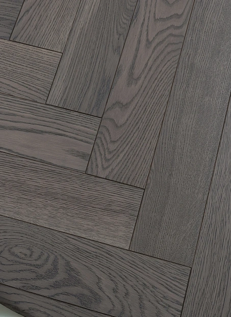 Инженерная доска Karelia HERRINGBONE Oak Chifon NATUR 1S OIL MAT